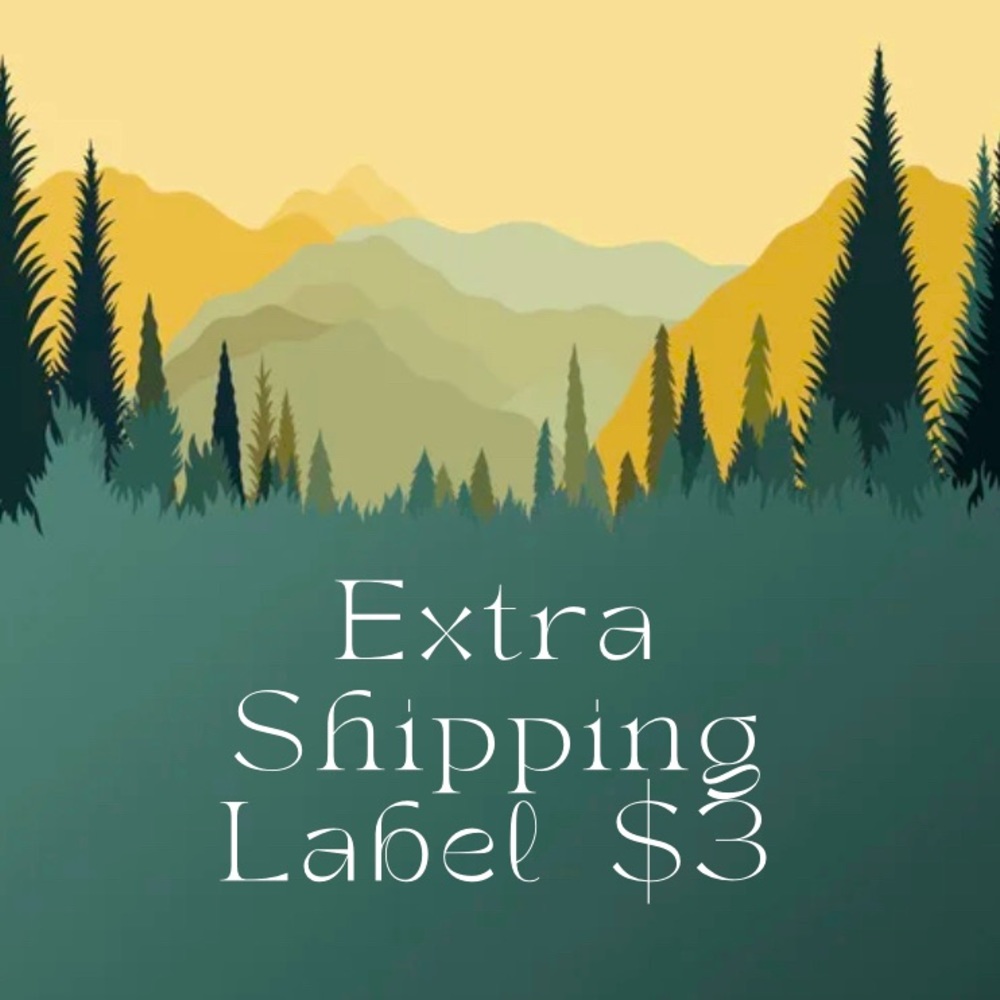 📦 Extra Shipping Label for boxes over 5lbs